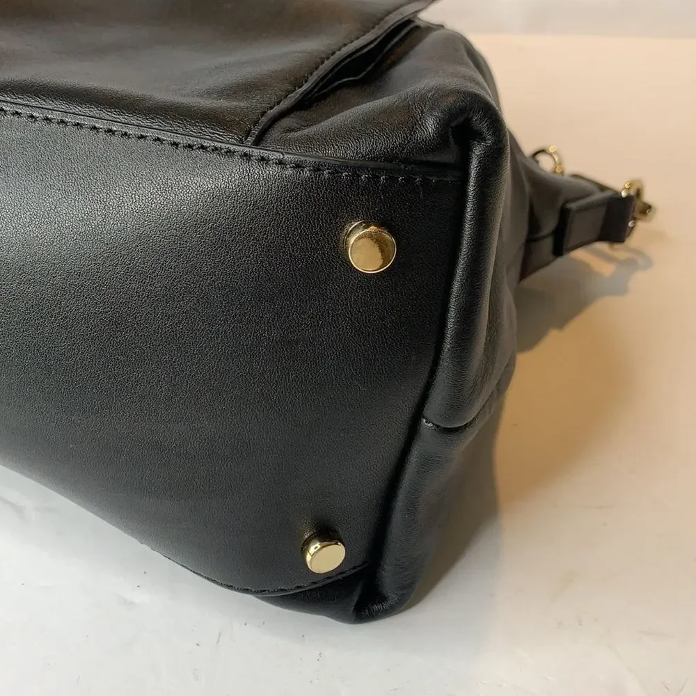 Kate Spade Hampton Rd Janie leather black shoulder